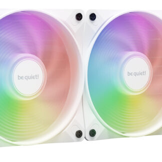 Be Quiet! Light Loop 360mm ARGB Liquid CPU Cooler, 3x Light Wings LX PWM Fans, ARGB Cooling Block, ARGB-PWM-Hub, White