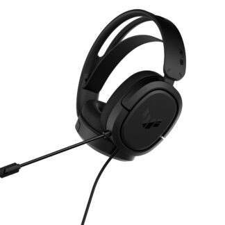 Asus TUF Gaming H1 7.1 Lightweight Gaming Headset, 3.5mm Jack, Surround Sound, Deep Bass, Black
