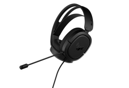Asus TUF Gaming H1 7.1 Lightweight Gaming Headset, 3.5mm Jack, Surround Sound, Deep Bass, Black