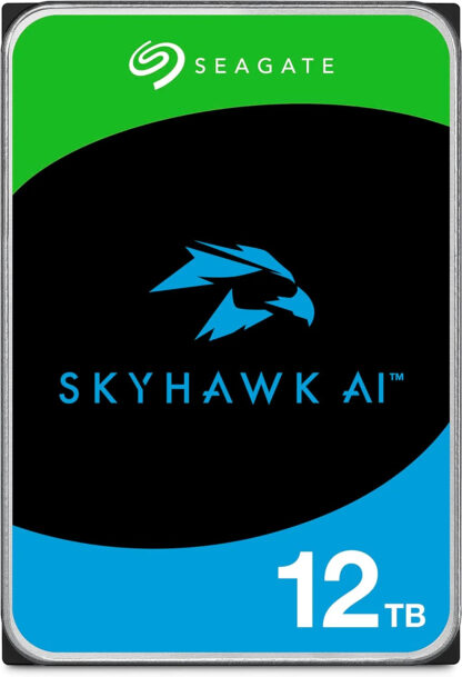 Seagate 3.5", 12TB, SATA3, SkyHawk AI Surveillance Hard Drive, 512MB Cache, 24/7