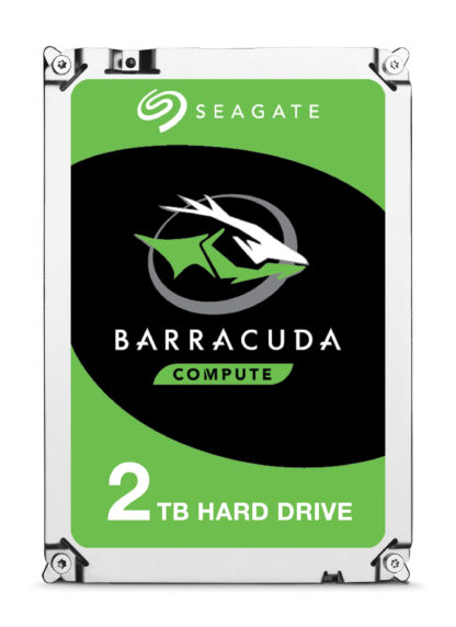 Seagate 3.5", 2TB, SATA3, BarraCuda Hard Drive, 7200RPM, 256MB Cache, OEM