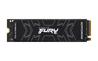 Kingston 1TB Fury Renegade Gen4 M.2 NVMe SSD, M.2 2280, PCIe4, 3D TLC NAND, R/W 7300/6000 MB/s, 900K/1M IOPS, Aluminium Heatspreader