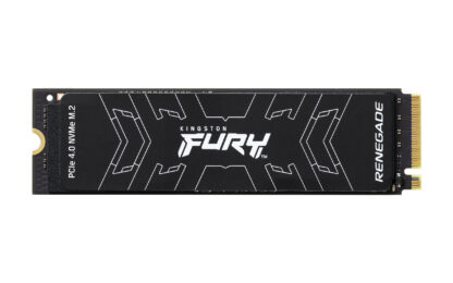 Kingston 2TB Fury Renegade Gen4 M.2 NVMe SSD, M.2 2280, PCIe4, 3D TLC NAND, R/W 7300/7000 MB/s, 1M/1M IOPS, Aluminium Heatspreader
