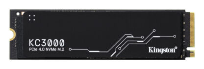 Kingston 2TB KC3000 M.2 NVMe Gen4 SSD, M.2 2280, PCIe4, 3D TLC NAND, R/W 7000/7000 MB/s, 1M/1M IOPS, Aluminium Heatspreader