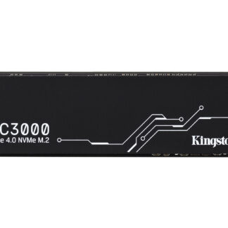Kingston 512GB KC3000 M.2 NVMe Gen4 SSD, M.2 2280, PCIe4, 3D TLC NAND, R/W 7000/3900 MB/s, 450K/900K IOPS, Aluminium Heatspreader
