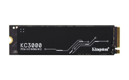 Kingston 512GB KC3000 M.2 NVMe Gen4 SSD, M.2 2280, PCIe4, 3D TLC NAND, R/W 7000/3900 MB/s, 450K/900K IOPS, Aluminium Heatspreader