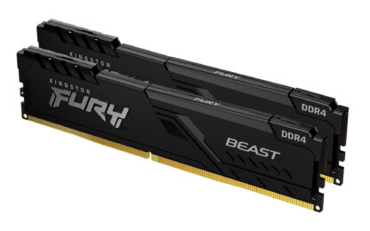 Kingston Fury Beast 16GB Kit (2 x 8GB), DDR4, 3600MHz (PC4-28800), CL17, XMP, DIMM Memory