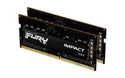 Kingston Fury Impact 32GB Kit (2 x 16GB), DDR4, 3200MHz (PC4-25600), CL20, XMP, SODIMM Memory