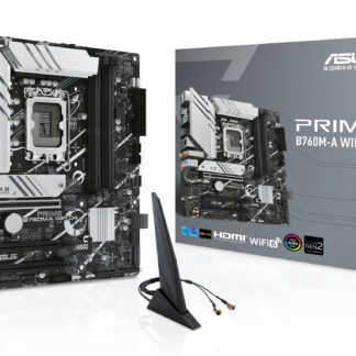 Asus PRIME B760M-A WIFI D4, Intel B760, 1700, Micro ATX, 4 DDR4, 2 HDMI, DP, Wi-Fi 6, 2.5G LAN, PCIe4, 2x M.2