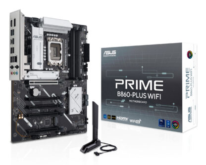 Asus PRIME B860-PLUS WIFI, Intel B860, 1851, ATX, 4 DDR5, HDMI, DP, Wi-Fi 6E, 2.5G LAN, 2x M.2