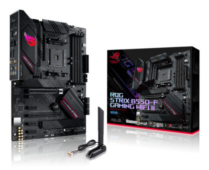 Asus ROG STRIX B550-F GAMING WIFI II, AMD B550, AM4, ATX, 4 DDR4, HDMI, DP, AX Wi-Fi 6E, 2.5GB LAN, RGB Lighting, 2x M.2