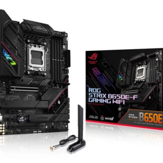 Asus ROG STRIX B650E-F GAMING WIFI, AMD B650, AM5, ATX, 4 DDR5, HDMI, DP, Wi-Fi 6, 2.5G LAN, PCIe5, RGB, 3x M.2