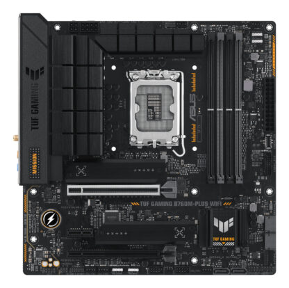 Asus TUF GAMING B760M-PLUS, Intel B760, 1700, Micro ATX, 4 DDR5, HDMI, DP, 2.5G LAN, PCIe5, 2x M.2