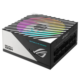 Asus 1000W ROG LOKI SFX-L Platinum PSU, Small Form Factor, Fully Modular, 80+ Platinum, ATX 3.0, PCIe 5.0, RGB, ATX-to- SFX Bracket