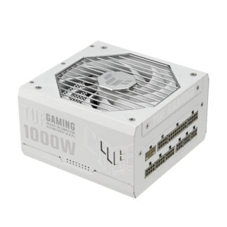 Asus 1000W TUF Gaming Gold PSU, Fully Modular, 80+ Gold, Double Ball Bearing Fan, ATX 3.1, PCIe 5.1, White