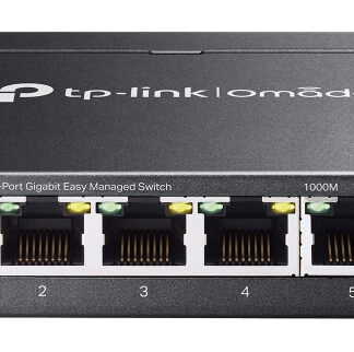 TP-LINK (ES205G) Omada 5-Port Gigabit Easy Managed Switch, 5x GB Ports, Metal Casing