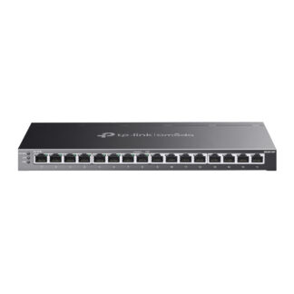 TP-LINK (SG2016P) JetStream 16-Port Gigabit Smart Switch with 8-Port PoE+, Centralized Management
