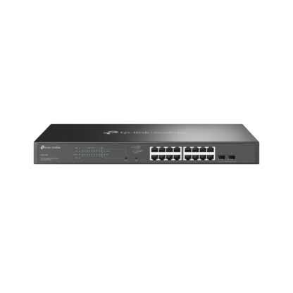 TP-LINK (SG2218P) JetStream 18-Port Gigabit Smart Switch w/ 16-Port PoE+, 2x SFP, IPv6, Centralised Management