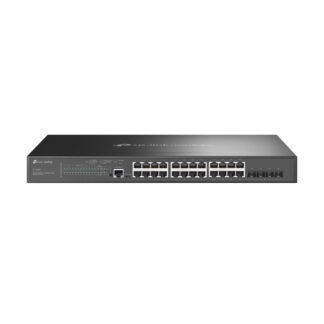 TP-LINK (SG3428MP) JetStream 28-Port Gigabit L2 Managed Switch with 24-Port PoE+, 4 SFP Slots, Rackmountable