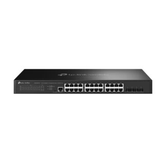 TP-LINK (SG3428X-M2) JetStream 24-Port 2.5GBASE-T L2+ Managed Switch with 4 10GE SFP+ Slots, Rackmountable