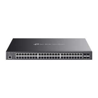 TP-LINK (SG3452XMPP) Omada 48-Port Gigabit and 4-Port 10GE SFP+ L2+ Managed Switch with 40-Port PoE+ & 8-Port PoE++, Rackmountable