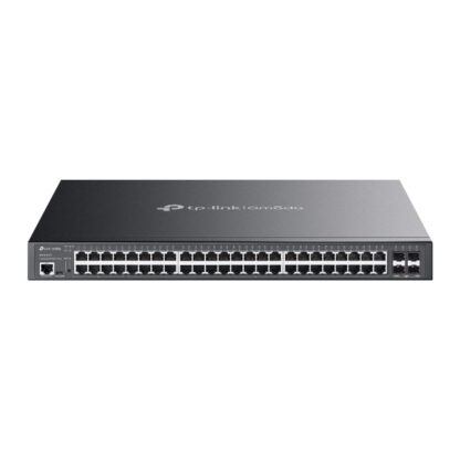 TP-LINK (SG3452XMPP) Omada 48-Port Gigabit and 4-Port 10GE SFP+ L2+ Managed Switch with 40-Port PoE+ & 8-Port PoE++, Rackmountable