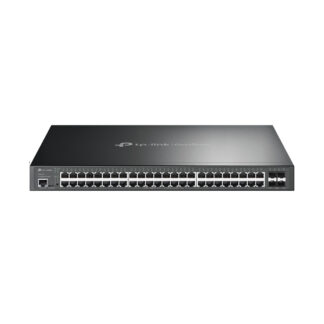 TP-LINK (SG3452XP) JetStream 48-Port Gigabit and 4-Port 10GE SFP+ L2+ Managed Switch with 48-Port PoE+, Rackmountable