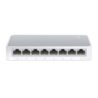 TP-LINK (TL-SF1008D V12) 8-Port 10/100 Unmanaged  Desktop Switch, Plastic Case