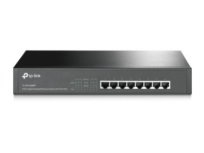 TP-LINK (TL-SG1008MP) 8-Port Gigabit Unmanaged Desktop/Rackmount Switch, 8-Port PoE+, Metal