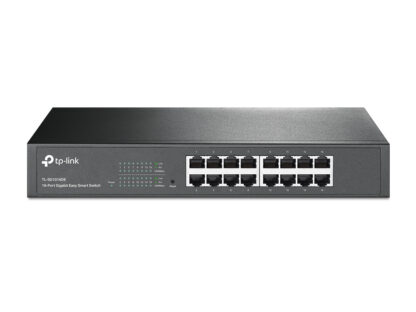 TP-LINK (TL-SG1016DE) 16-Port Gigabit Easy Smart Switch, Unmanaged, Rackmountable