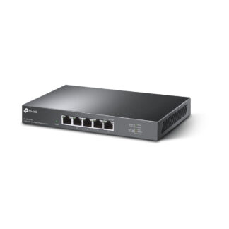 TP-LINK (TL-SG105-M2) 5-Port Unmanaged 2.5G Multi-Gigabit Desktop Switch, 5x 100/1G/2.5G, Fanless, Steel Case
