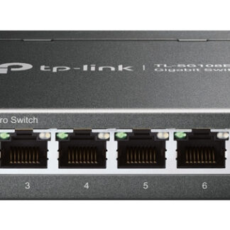 TP-LINK (TL-SG108E) 8-Port Gigabit Easy Smart Switch, Steel Case