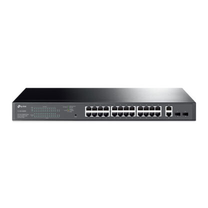 TP-LINK (TL-SG1428PE) 28-Port Gigabit PoE+ Easy Smart Switch, 24-Port PoE+, 2 SFP Ports, Rackmountable