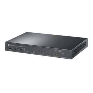 TP-LINK (TL-SL1311P) 8-Port 10/100Mbps + 3-Port Gigabit Desktop Switch with 8-Port PoE+, GB SFP Port