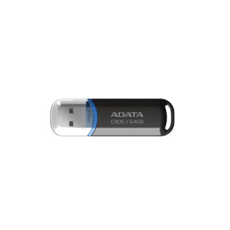ADATA 64GB C906 USB 2.0 Memory Pen, Compact, Black & Blue