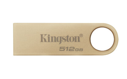 Kingston 512GB DataTraveler SE9 G3 Memory Pen, USB 3.2 Gen1 Type-A, Metal Gold Casing