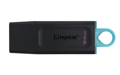 Kingston 64GB DataTraveler Exodia USB 3.2 Gen1 Memory Pen, Cap, Key Ring