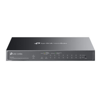 TP-LINK (ES210GMP) Omada 10-Port Gigabit Easy Managed Switch with 8-Port PoE+, SFP/RJ45 Combo Port, Metal Casing