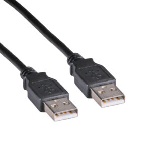 CNL 1M USB-A 2.0 M-M Bk PVC