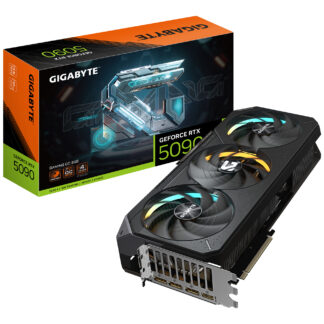 Gigabyte NVIDIA GeForce RTX 5090 GAMING OC 32G Graphics Card, 32GB GDDR7, 21760 CUDA Cores, 2550 MHz Core Clock, Triple Fan, RGB, 3x DisplayPorts / 1x HDMI Port