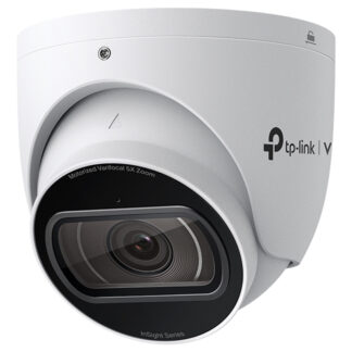 TP-LINK (InSight S445ZI) VIGI 4MP IR Motorized Varifocal Turret Network Camera, 5x Zoom, IP67, PoE, AI Detection/Classification, Two-Way Audio, H.265+