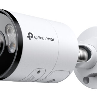 TP-LINK (InSight S385 2.8MM) VIGI 8MP Outdoor Full-Colour Bullet Network Camera w/ 2.8mm Lens, IP67, PoE, AI Detection/Classification, Two-Way Audio, H.265+