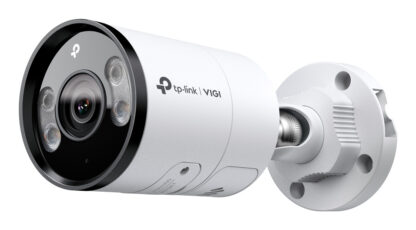 TP-LINK (InSight S385 2.8MM) VIGI 8MP Outdoor Full-Colour Bullet Network Camera w/ 2.8mm Lens, IP67, PoE, AI Detection/Classification, Two-Way Audio, H.265+