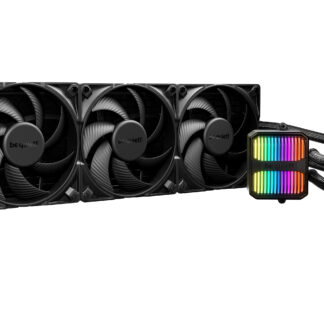 Be Quiet! Silent Loop 3 420mm ARGB Liquid CPU Cooler, 3-Chamber Pump, Large Fin Area, Silent Wings 4 PWM Fans, Black