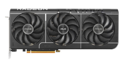 Asus PRIME RX9070 XT OC, PCIe5, 16GB DDR6, HDMI, 3 DP, 3030MHz Clock, Overclocked, Compact SFF-Ready