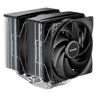Be Quiet! BK041 Pure Rock Pro 3 Silver Heatsink & Fan, Intel & AMD Sockets, 2x Pure Wings 3 Fans, 6 High-Performance Heatpipes, 250W TDP