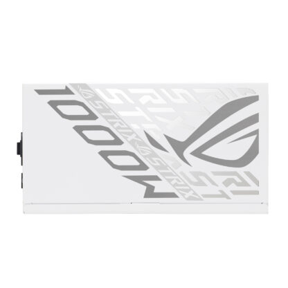 Asus ROG Strix 1000W Platinum White Edition PSU, Fully Modular, 80+ Platinum, ATX 3.1, PCIe 5.0, GaN MOSFET, Intelligent Voltage Stabilizer