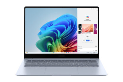 Samsung Galaxy Book 4 Edge, 14 Inch AMOLED 2X Touchscreen Copilot+ PC AI Laptop with Qualcomm Snapdragon X Elite 4.0GHz Processor, 16GB DDR5 RAM, 512GB SSD, Qualcomm Adreno GPU, Qualcomm Hexagon NPU, WiFi 7, Windows 11 Pro