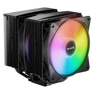 be quiet! Pure Rock Pro 3 LX CPU Cooler, Universal Socket, 2 x Light Wings Fans, 2000RPM, only 34.8dB(A) at maximum fan speed, 250W TDP, 3-year manufacturer's warranty