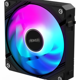 Gigabyte AORUS EZ Chain Fan 120 - High-Performance 120mm ARGB Case Fan with EZ-Chain Design, Hydro Dynamic Bearing, and Quiet Operation